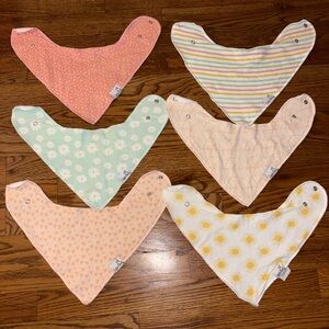 New Copper Pearl Bandana Bib Set-Sunny